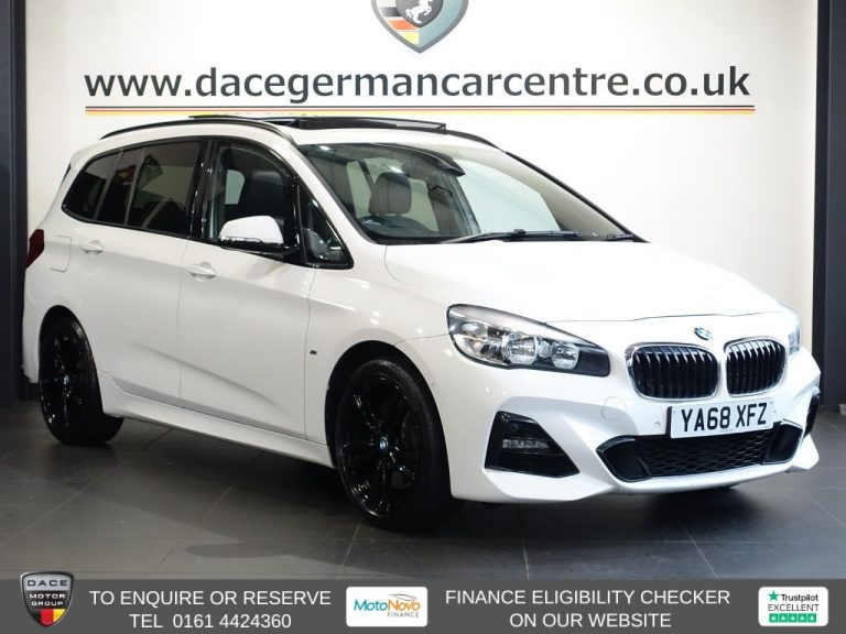 Used 2018 WHITE BMW 2 Series GRAN TOURER MPV 2.0 220d M Sport MPV 5dr Diesel Auto xDrive Euro 6 (s/s) (190 ps) Â£2665 EXTRAS DIESEL (reg. 2018-11-27) (Automatic) for sale in Stockport