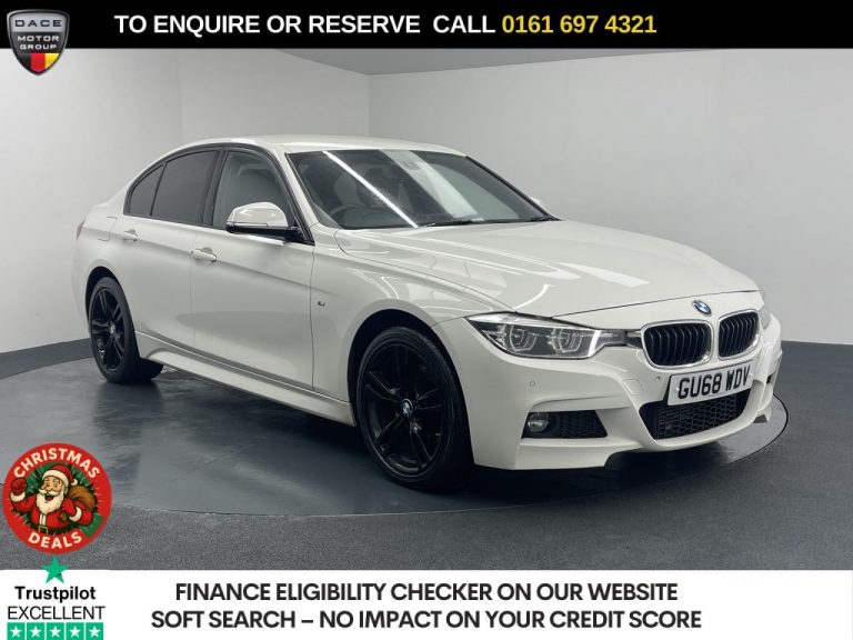 Used 2018 WHITE BMW 3 SERIES Saloon 3.0 330d M Sport Saloon 4dr Diesel Auto xDrive Euro 6 (s/s) (258 ps) DIESEL (reg. 2018-09-19) (Automatic) for sale in Stockport