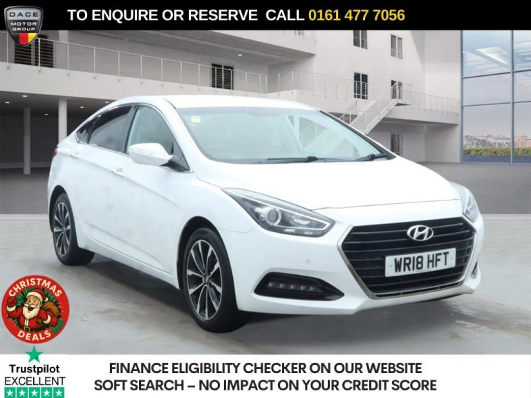 Used 2018 WHITE HYUNDAI I40 Saloon 1.7 CRDi Blue Drive SE Nav Business Saloon 4dr Diesel DCT Euro 6 (s/s) (141 ps) DIESEL (reg. 2018-06-28) (Automatic) for sale in Stockport