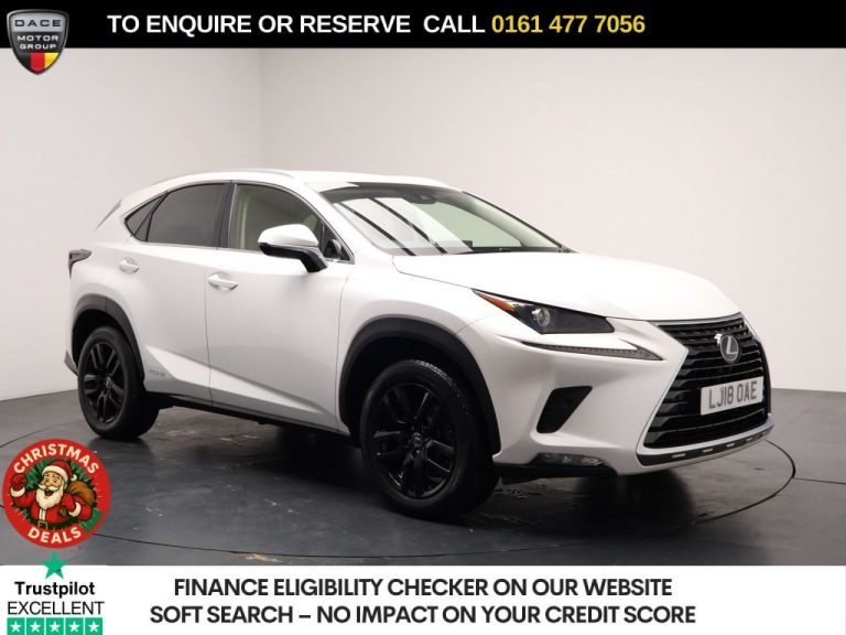 Used 2018 WHITE LEXUS NX SUV 2.5 300h Luxury SUV 5dr Petrol Hybrid E-CVT 4WD Euro 6 (s/s) (197 ps) PETROL HYBRID (reg. 2018-04-30) (Automatic) for sale in Stockport