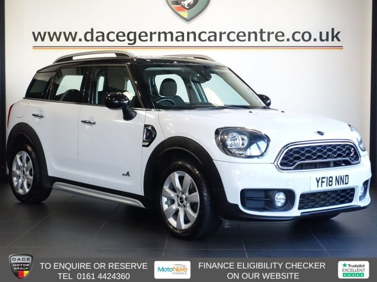 Used 2018 WHITE MINI COUNTRYMAN SUV 2.0 Cooper S SUV 5dr Petrol Auto ALL4 Euro 6 (s/s) (192 ps) PETROL (reg. 2018-05-27) (Automatic) for sale in Stockport