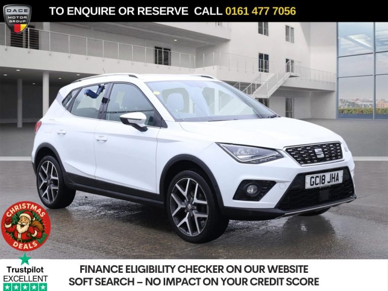 Used 2018 WHITE SEAT ARONA SUV 1.0 TSI XCELLENCE Lux SUV 5dr Petrol DSG Euro 6 (s/s) (115 ps) PETROL (reg. 2018-07-31) (Automatic) for sale in Stockport