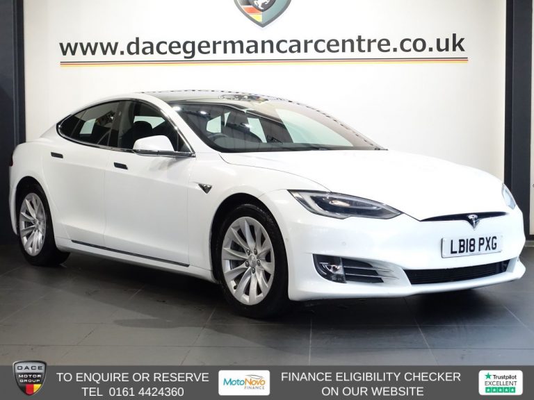 Used 2018 WHITE TESLA MODEL S Hatchback 75D (Dual Motor) Hatchback 5dr Electric Auto 4WD (328 bhp) ELECTRIC (reg. 2018-06-25) (Automatic) for sale in Stockport