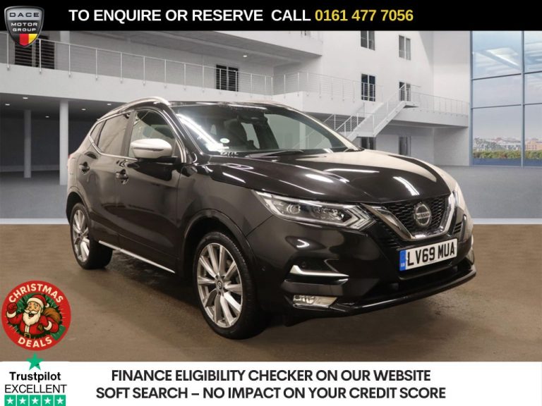 Used 2019 BLACK NISSAN QASHQAI SUV 1.3 DIG-T Tekna+ SUV 5dr Petrol DCT Auto Euro 6 (s/s) (160 ps) PETROL (reg. 2019-11-30) (Automatic) for sale in Stockport