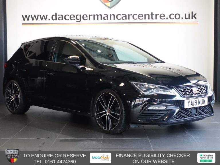 Used 2019 BLACK SEAT LEON Hatchback 2.0 TSI Cupra 290 Hatchback 5dr Petrol DSG Euro 6 (s/s) (290 ps) PETROL (reg. 2019-05-25) (Automatic) for sale in Stockport