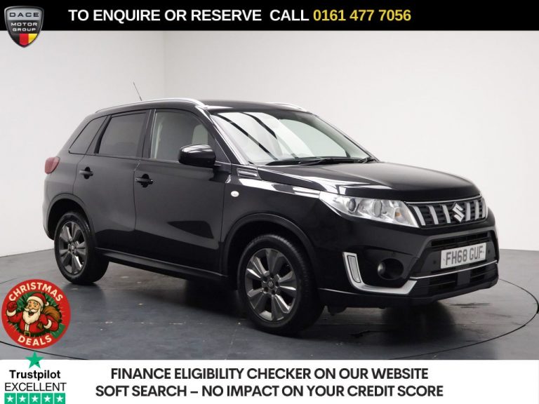 Used 2019 BLACK SUZUKI VITARA SUV 1.0 Boosterjet SZ-T SUV 5dr Petrol Auto Euro 6 (s/s) (111 ps) PETROL (reg. 2019-02-18) (Automatic) for sale in Stockport