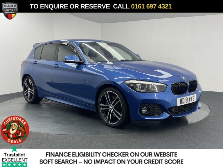 Used 2019 BLUE BMW 1 SERIES Hatchback 2.0 118d M Sport Shadow Edition Hatchback 5dr Diesel Auto Euro 6 (s/s) (150 ps) DIESEL (reg. 2019-05-31) (Automatic) for sale in Stockport