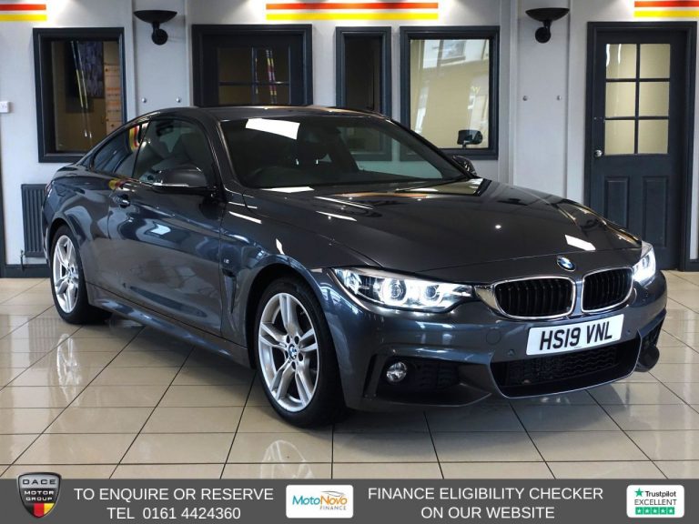 Used 2019 GREY BMW 4 SERIES Coupe 2.0 420i GPF M Sport Coupe 2dr Petrol Auto Euro 6 (s/s) (184 ps) PETROL (reg. 2019-05-31) (Automatic) for sale in Stockport