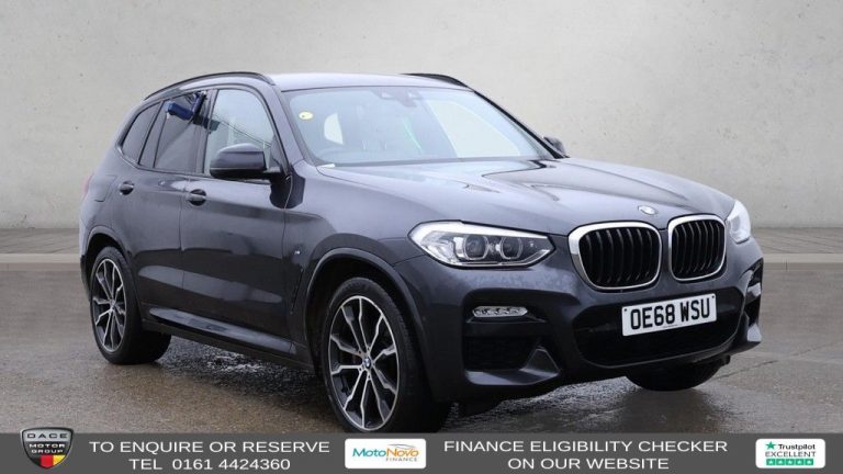 Used 2019 GREY BMW X3 SUV 2.0 20d M Sport SUV 5dr Diesel Auto xDrive Euro 6 (s/s) (190 ps) DIESEL (reg. 2019-01-18) (Automatic) for sale in Stockport