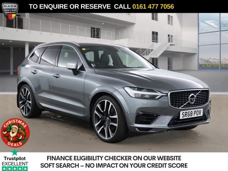 Used 2019 GREY VOLVO XC60 SUV 2.0h T8 Twin Engine 10.4kWh R-Design Pro SUV 5dr Petrol Plug-in Hybrid Auto AWD Euro 6 (s/s) (390 ps) PETROL PLUG-IN HYBRID (reg. 2019-01-18) (Automatic) for sale in Stockport