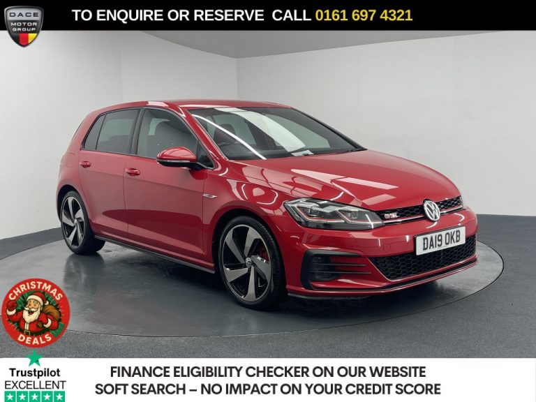 Used 2019 RED VOLKSWAGEN GOLF Hatchback 2.0 TSI GPF GTI Performance Hatchback 5dr Petrol DSG Euro 6 (s/s) (245 ps) PETROL (reg. 2019-03-31) (Automatic) for sale in Stockport