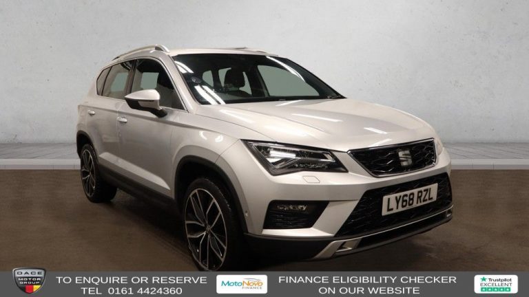 Used 2019 SILVER SEAT ATECA SUV 1.5 TSI EVO XCELLENCE Lux SUV 5dr Petrol DSG Euro 6 (s/s) (150 ps) PETROL (reg. 2019-02-02) (Automatic) for sale in Stockport