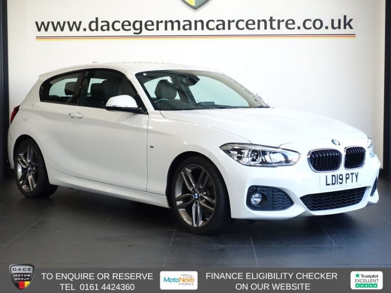 Used 2019 WHITE BMW 1 SERIES Hatchback 2.0 120i GPF M Sport Hatchback 3dr Petrol Auto Euro 6 (s/s) (184 ps) PETROL (reg. 2019-03-28) (Automatic) for sale in Stockport