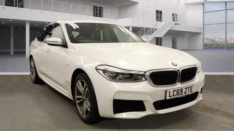 Used 2019 WHITE BMW 6 SERIES GRAN TURISMO Hatchback 2.0 620d M Sport GT 5dr Diesel Auto Euro 6 (s/s) (190 ps) DIESEL (reg. 2019-11-13) (Automatic) for sale in Stockport