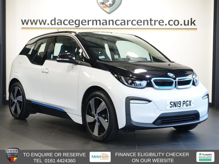 Used 2019 WHITE BMW I3 Hatchback 42.2kWh Hatchback 5dr Electric Auto (170 ps) ELECTRIC (reg. 2019-03-06) (Automatic) for sale in Stockport