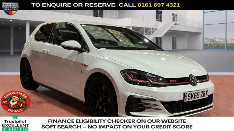 Used 2019 WHITE VOLKSWAGEN GOLF Hatchback 2.0 TSI GPF GTI Performance Hatchback 3dr Petrol DSG Euro 6 (s/s) (245 ps) PETROL (reg. 2019-09-30) (Automatic) for sale in Stockport