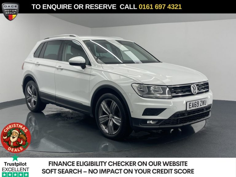 Used 2019 WHITE VOLKSWAGEN TIGUAN SUV 1.5 TSI EVO Match SUV 5dr Petrol DSG Euro 6 (s/s) (150 ps) PETROL (reg. 2019-12-20) (Automatic) for sale in Stockport