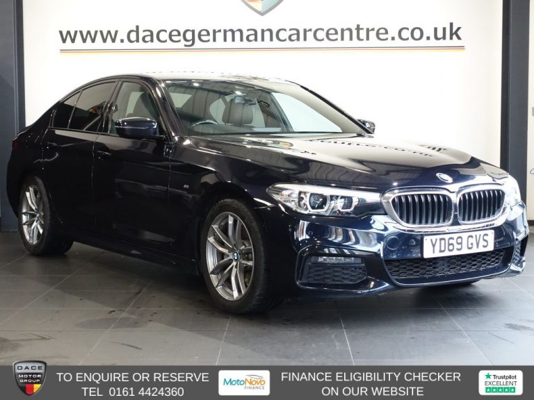 Used 2020 BLACK BMW 5 SERIES Saloon 2.0 520d MHT M Sport Saloon 4dr Diesel Hybrid Auto Euro 6 (s/s) (190 ps) Â£1075 EXTRAS DIESEL HYBRID (reg. 2020-02-29) (Automatic) for sale in Stockport