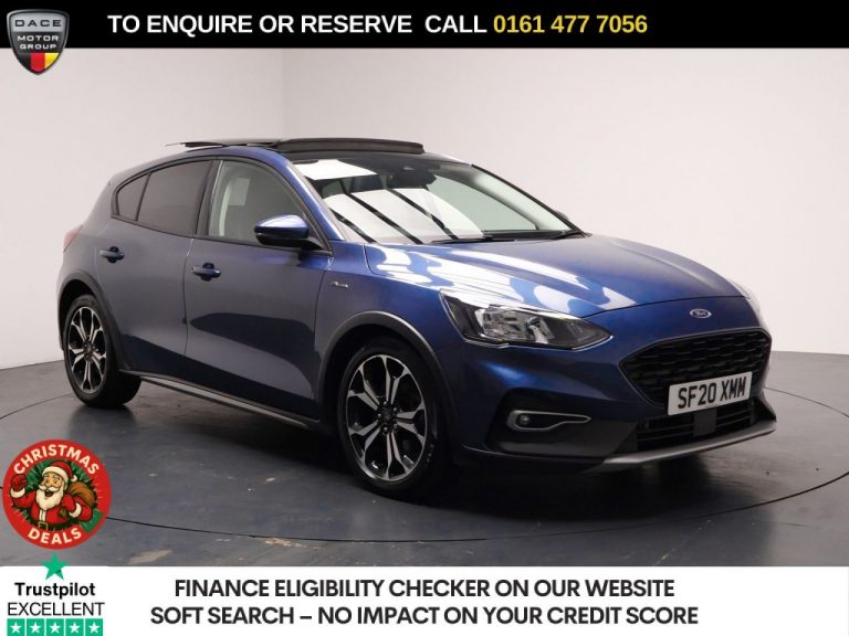 Used 2020 BLUE FORD FOCUS Hatchback 1.5 EcoBlue Active X Hatchback 5dr Diesel Auto Euro 6 (s/s) (120 ps) DIESEL (reg. 2020-07-07) (Automatic) for sale in Stockport