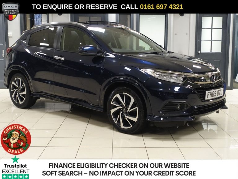 Used 2020 BLUE HONDA HR-V SUV 1.5 i-VTEC EX SUV 5dr Petrol CVT Euro 6 (s/s) (130 ps) PETROL (reg. 2020-01-29) (Automatic) for sale in Stockport