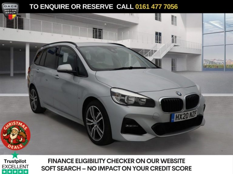 Used 2020 SILVER BMW 2 Series GRAN TOURER MPV 1.5 218i M Sport MPV 5dr Petrol DCT Euro 6 (s/s) (140 ps) PETROL (reg. 2020-03-17) (Automatic) for sale in Stockport