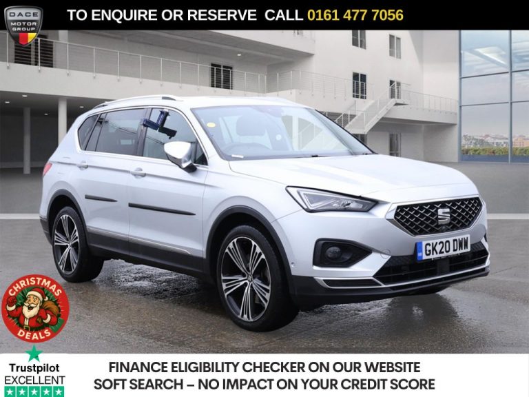 Used 2020 SILVER SEAT TARRACO SUV 2.0 TDI XCELLENCE Lux SUV 5dr Diesel DSG 4Drive Euro 6 (s/s) (190 ps) DIESEL (reg. 2020-03-02) (Automatic) for sale in Stockport