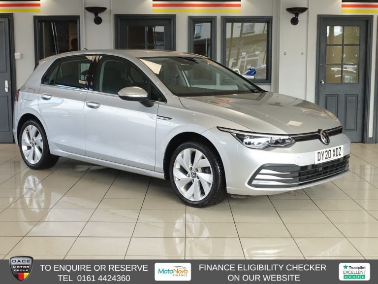 Used 2020 SILVER VOLKSWAGEN GOLF Hatchback 1.5 eTSI MHEV Style Hatchback 5dr Petrol Hybrid DSG Euro 6 (s/s) (150 ps) PETROL HYBRID (reg. 2020-06-10) (Automatic) for sale in Stockport