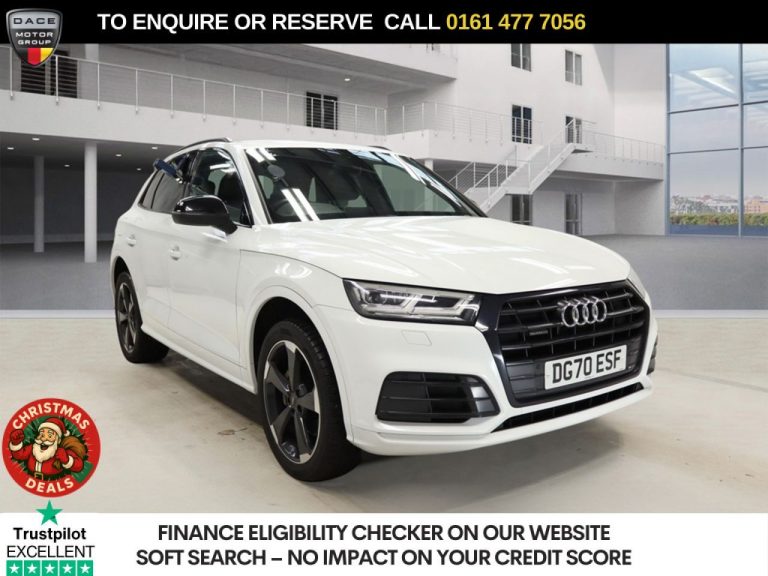 Used 2020 WHITE AUDI Q5 SUV 2.0 TFSI 45 Black Edition SUV 5dr Petrol S Tronic quattro Euro 6 (s/s) (245 ps) PETROL (reg. 2020-09-05) (Automatic) for sale in Stockport