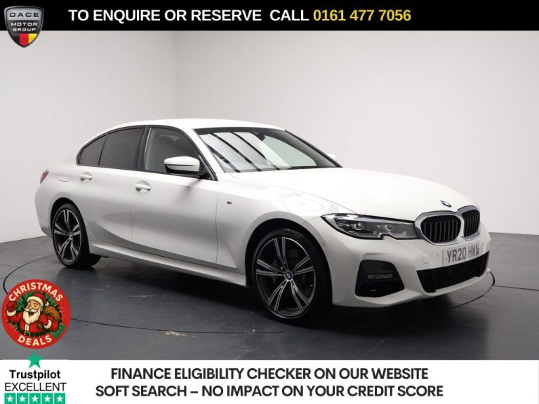 Used 2020 WHITE BMW 3 SERIES Saloon 2.0 330e 12kWh M Sport Saloon 4dr Petrol Plug-in Hybrid Auto Euro 6 (s/s) (292 ps) PETROL PLUG-IN HYBRID (reg. 2020-03-09) (Automatic) for sale in Stockport