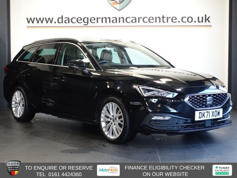 Used 2021 BLACK SEAT LEON Estate 1.4 eHybrid 12.8kWh XCELLENCE Estate 5dr Petrol Plug-in Hybrid DSG Euro 6 (s/s) (204 ps) PETROL PLUG-IN HYBRID (reg. 2021-09-02) (Automatic) for sale in Stockport