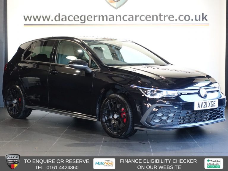 Used 2021 BLACK VOLKSWAGEN GOLF Hatchback 1.4 TSI 13kWh GTE Hatchback 5dr Petrol Plug-in Hybrid DSG Euro 6 (s/s) (245 ps) PETROL PLUG-IN HYBRID (reg. 2021-05-21) (Automatic) for sale in Stockport