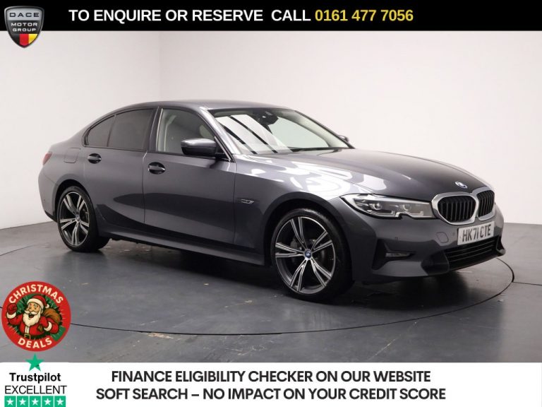 Used 2021 GREY BMW 3 SERIES Saloon 2.0 330e 12kWh Sport Pro Saloon 4dr Petrol Plug-in Hybrid Auto Euro 6 (s/s) (292 ps) PETROL PLUG-IN HYBRID (reg. 2021-11-15) (Automatic) for sale in Stockport