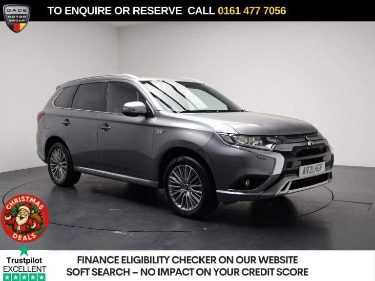 Used 2021 GREY MITSUBISHI OUTLANDER SUV 2.4h TwinMotor 13.8kWh Dynamic SUV 5dr Petrol Plug-in Hybrid CVT 4WD Euro 6 (s/s) (224 ps) PETROL PLUG-IN HYBRID (reg. 2021-04-20) (Automatic) for sale in Stockport