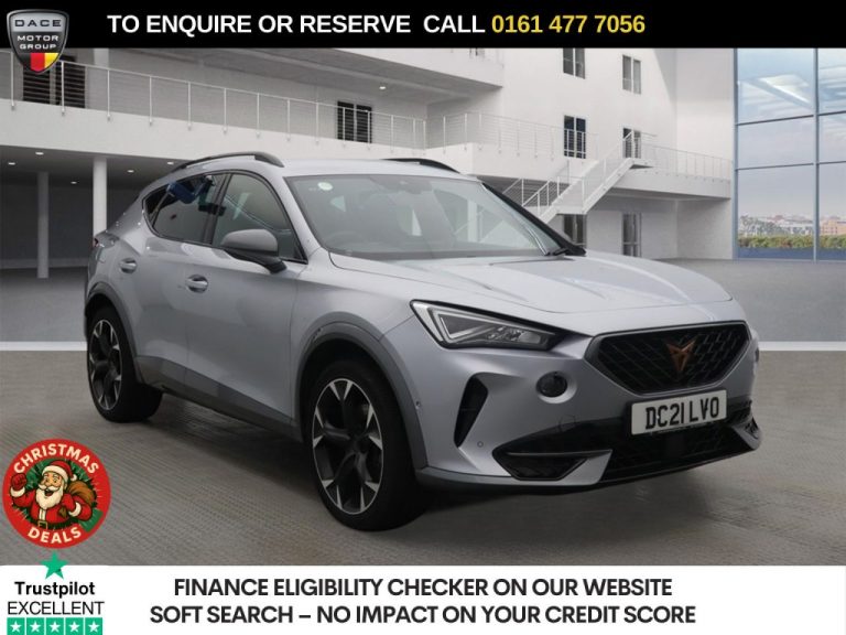 Used 2021 SILVER CUPRA FORMENTOR SUV 1.4 eHybrid 12.8kWh V2 SUV 5dr Petrol Plug-in Hybrid DSG Euro 6 (s/s) (204 ps) PETROL PLUG-IN HYBRID (reg. 2021-06-30) (Automatic) for sale in Stockport