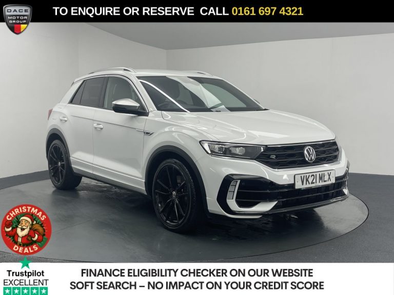 Used 2021 WHITE VOLKSWAGEN T-ROC SUV 2.0 TSI R SUV 5dr Petrol DSG 4Motion Euro 6 (s/s) (300 ps) PETROL (reg. 2021-03-31) (Automatic) for sale in Stockport