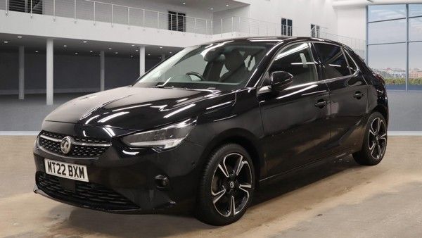 Used 2022 BLACK VAUXHALL CORSA Hatchback 1.2 Turbo Elite Edition Hatchback 5dr Petrol Auto Euro 6 (s/s) (100 ps) PETROL (reg. 2022-04-14) (Automatic) for sale in Stockport