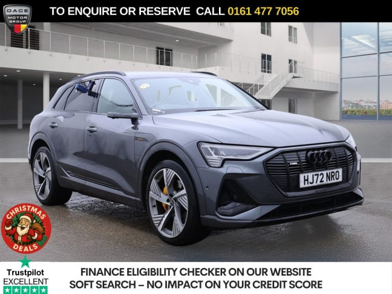 Used 2022 GREY AUDI E-TRON SUV 55 Vorsprung SUV 5dr Electric Auto quattro 95kWh (11kW Charger) (408 ps) ELECTRIC (reg. 2022-09-05) (Automatic) for sale in Stockport