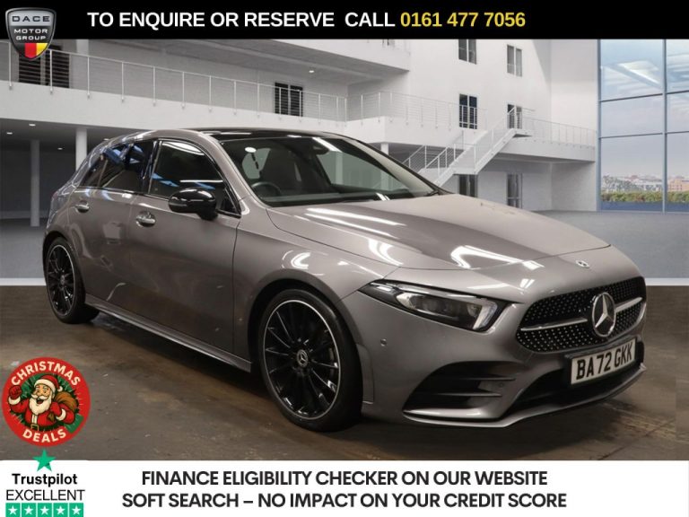 Used 2023 GREY MERCEDES-BENZ A-CLASS Hatchback 1.3 A180 AMG Line Night Edition (Premium Plus) Hatchback 5dr Petrol 7G-DCT Euro 6 (s/s) (136 ps) PETROL (reg. 2023-02-16) (Automatic) for sale in Stockport