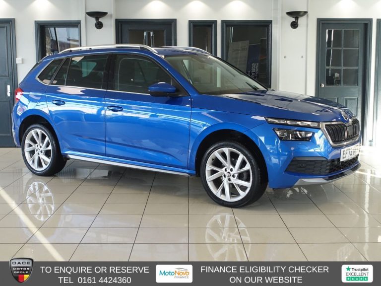 Used 2024 BLUE SKODA KAMIQ SUV 1.5 TSI ACT SE L Executive SUV 5dr Petrol DSG Euro 6 (s/s) (150 ps) PETROL (reg. 2024-01-20) (Automatic) for sale in Stockport