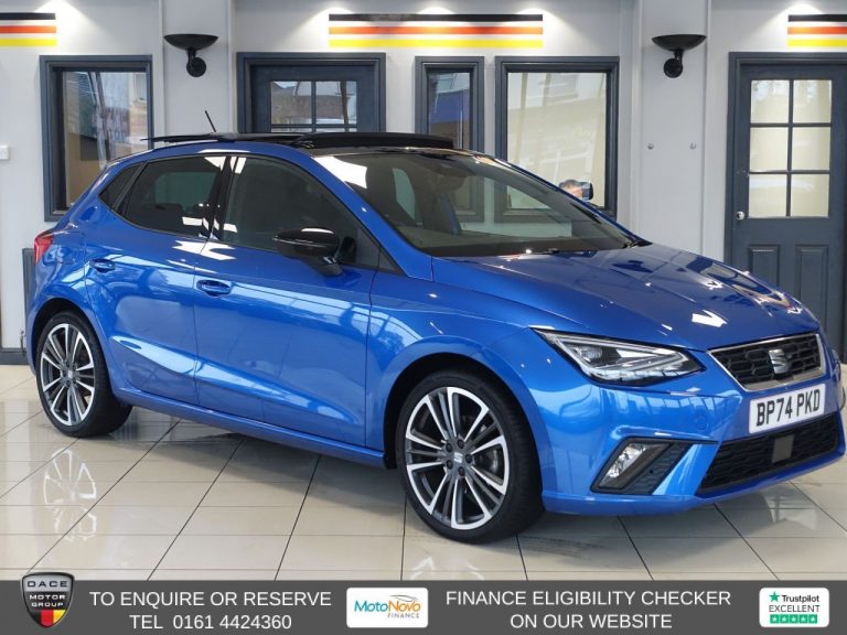 Used 2025 BLUE SEAT IBIZA Hatchback 1.0 TSI Anniversary Limited Edition Hatchback 5dr Petrol DSG Euro 6 (s/s) (115 ps) PETROL (reg. 2025-01-31) (Automatic) for sale in Stockport
