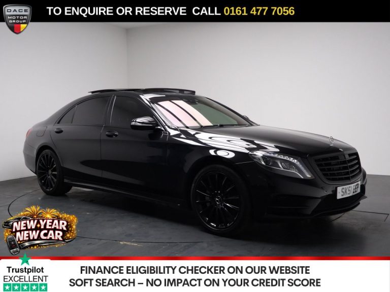 Used 2016 BLACK MERCEDES-BENZ S-CLASS Saloon 2.1 S300Ldh AMG Line (Executive) Saloon 4dr Diesel Hybrid G-Tronic+ Euro 6 (s/s) (231 ps) DIESEL HYBRID (reg. 2016-09-30) (Automatic) for sale in Stockport
