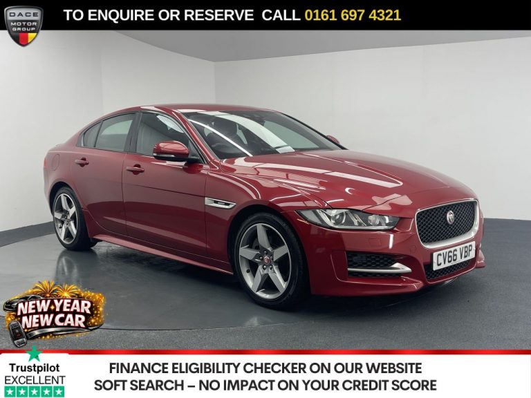 Used 2016 RED JAGUAR XE Saloon 2.0 GTDi R-Sport Saloon 4dr Petrol Auto Euro 6 (s/s) (200 ps) PETROL (reg. 2016-11-07) (Automatic) for sale in Stockport