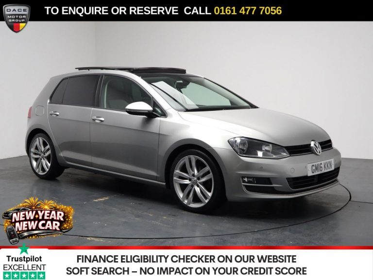 Used 2016 SILVER VOLKSWAGEN GOLF Hatchback 1.4 TSI BlueMotion Tech ACT GT Edition Hatchback 5dr Petrol DSG Euro 6 (s/s) (150 ps) PETROL (reg. 2016-06-16) (Automatic) for sale in Stockport