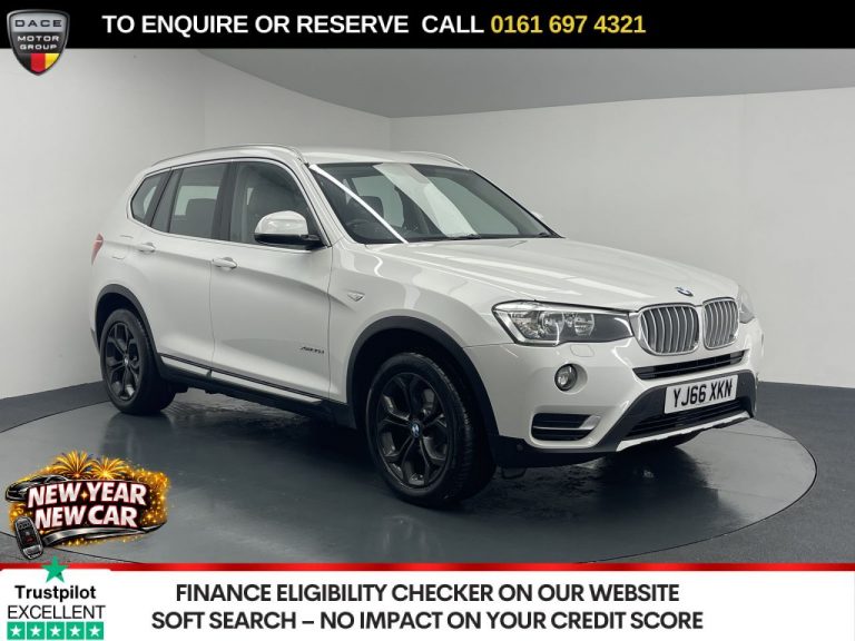 Used 2016 WHITE BMW X3 SUV 3.0 30d xLine SUV 5dr Diesel Auto xDrive Euro 6 (s/s) (258 ps) DIESEL (reg. 2016-10-10) (Automatic) for sale in Stockport