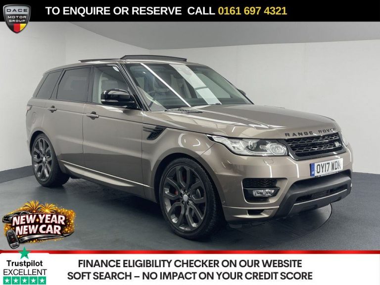 Used 2017 BROWN LAND ROVER RANGE ROVER SPORT SUV 3.0 SD V6 Autobiography Dynamic SUV 5dr Diesel Auto 4WD Euro 6 (s/s) (306 ps) DIESEL (reg. 2017-03-08) (Automatic) for sale in Stockport