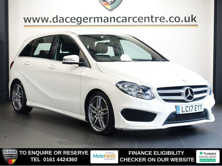 Used 2017 WHITE MERCEDES-BENZ B-CLASS MPV 1.5 B180d AMG Line MPV 5dr Diesel 7G-DCT Euro 6 (s/s) (109 ps) DIESEL (reg. 2017-04-28) (Automatic) for sale in Stockport
