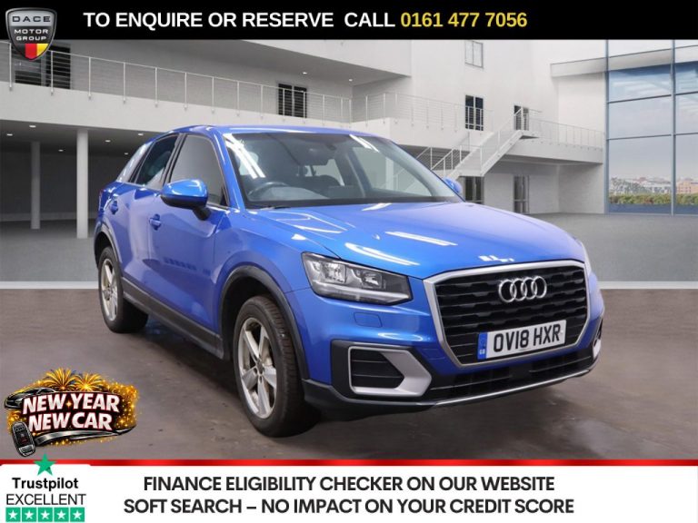 Used 2018 BLUE AUDI Q2 SUV 1.4 TFSI CoD Sport SUV 5dr Petrol S Tronic Euro 6 (s/s) (150 ps) PETROL (reg. 2018-04-27) (Automatic) for sale in Stockport