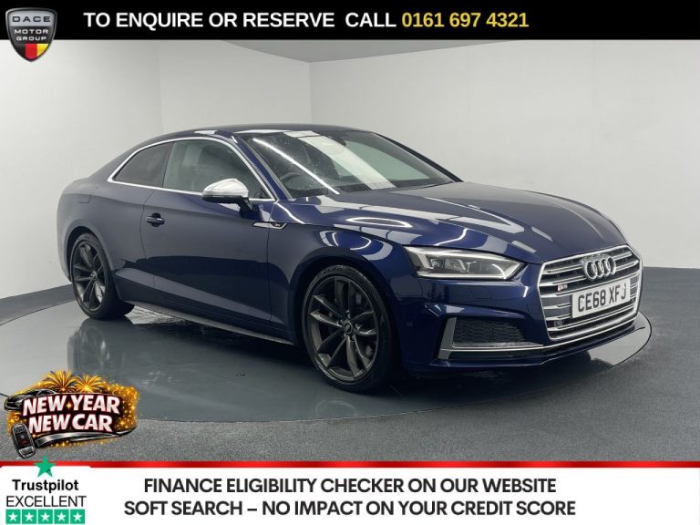 Used 2018 BLUE AUDI S5 Coupe 3.0 TFSI V6 Coupe 2dr Petrol Tiptronic quattro Euro 6 (s/s) (354 ps) PETROL (reg. 2018-09-21) (Automatic) for sale in Stockport