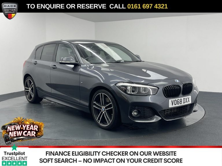 Used 2018 GREY BMW 1 SERIES Hatchback 1.5 116d M Sport Shadow Edition Hatchback 5dr Diesel Auto Euro 6 (s/s) (116 ps) DIESEL (reg. 2018-09-20) (Automatic) for sale in Stockport