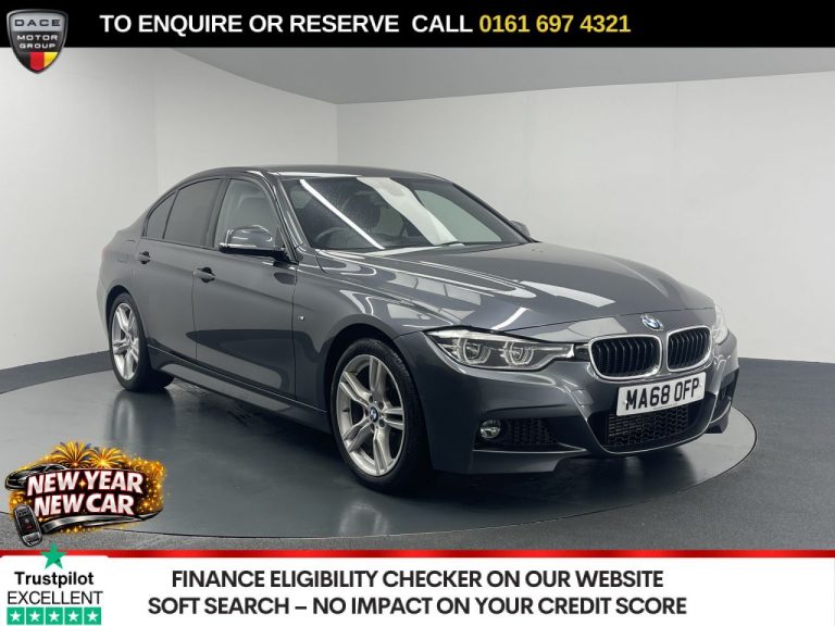 Used 2018 GREY BMW 3 SERIES Saloon 2.0 320d M Sport Saloon 4dr Diesel Auto Euro 6 (s/s) (190 ps) DIESEL (reg. 2018-09-20) (Automatic) for sale in Stockport